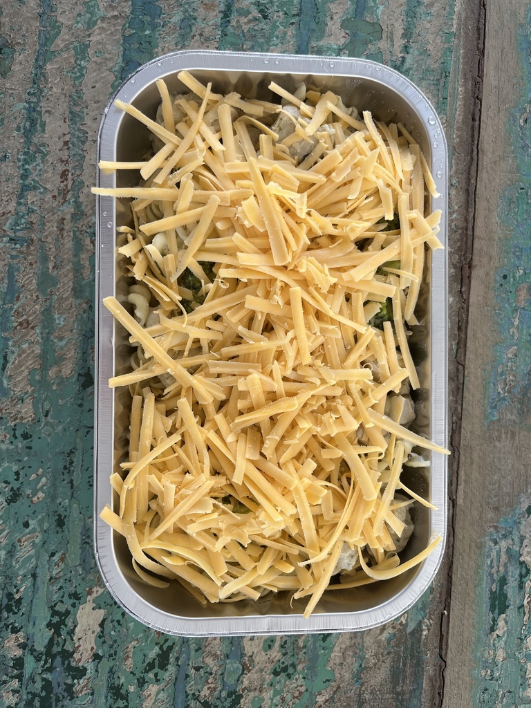 Chicken & vegetable pasta bake