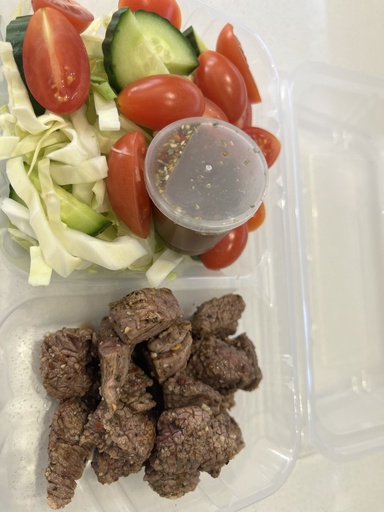 Hot Thai beef fillet salad