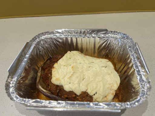 Stuffed eggplant with cheese
